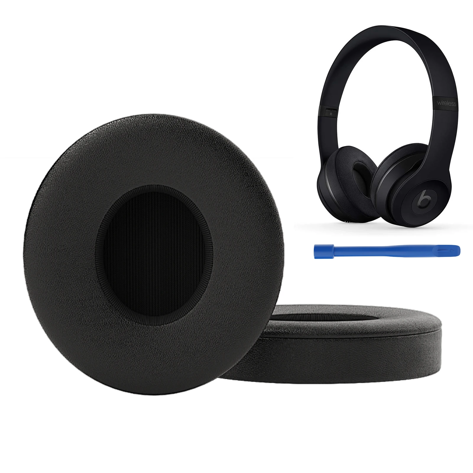 LTGEM Replacement Ear Pads Compatible with Beats Solo 2/3 Over-Ear Headphones, with Pry Bar (Black)
LTGEM Replacement Ear Pads Compatible with Beats Solo 2/3 Over-Ear Headphones, with Pry Bar (Black)