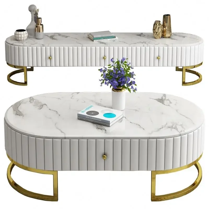 For Nordic Post-modern Light Luxury Tea Table Combination Marble Table Oval Coffee Table Simple TV Cabinet
For Nordic Post-modern Light Luxury Tea Table Combination Marble Table Oval Coffee Table Simple TV Cabinet