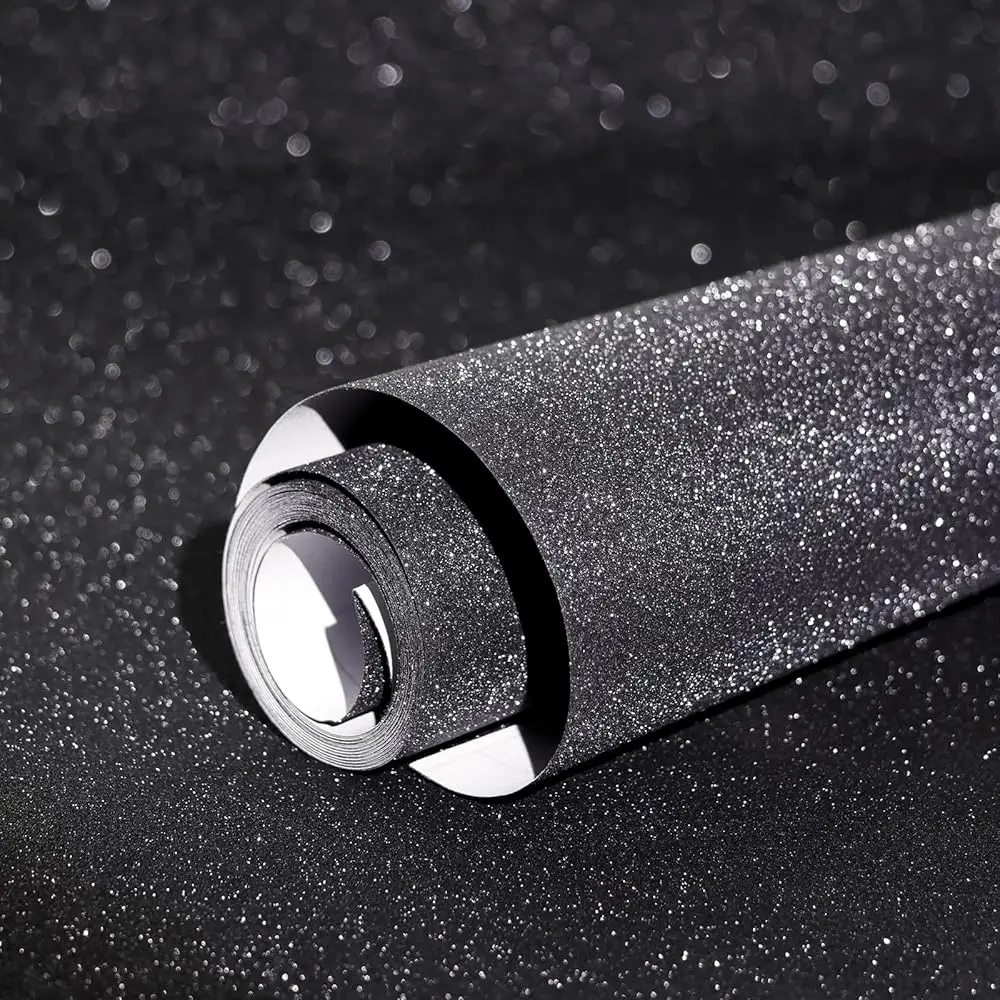 Bla Glitter Vinyl Contact Paper 17.3""×480"" Self Adhesive Sparkly Sti And Peel Wallpaper Decorative Glittery Bling Wallpaper
Bla Glitter Vinyl Contact Paper 17.3""×480"" Self Adhesive Sparkly Sti And Peel Wallpaper Decorative Glittery Bling Wallpaper