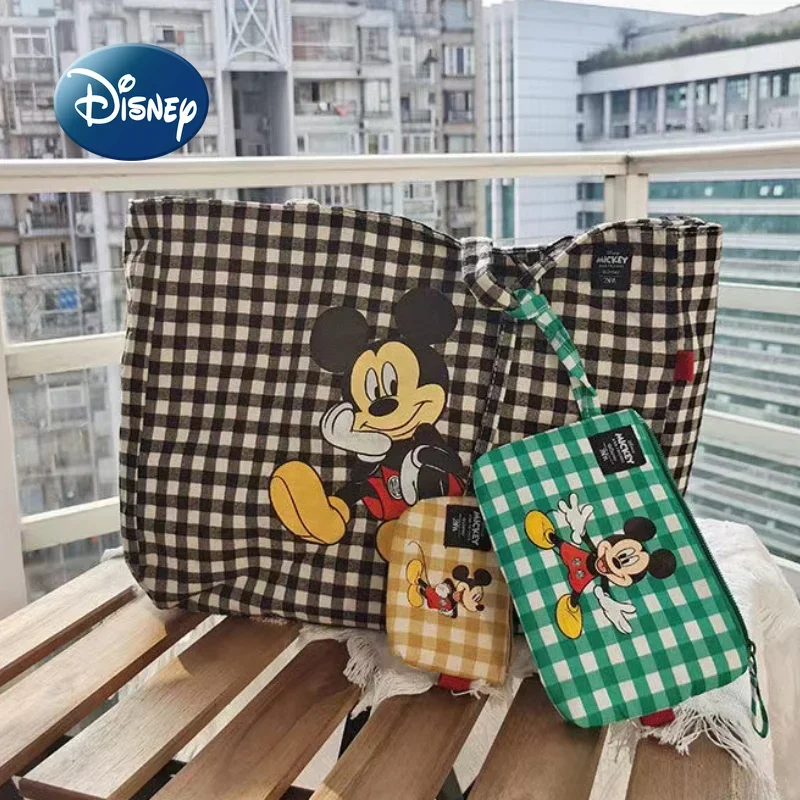 Disney Mickey New Women's Handbag Luxury Brand Women's Bag Cartoon Cute Large Capacity 3-piece Set Fashion Women's Shoulder Bag
Disney Mickey New Women's Handbag Luxury Brand Women's Bag Cartoon Cute Large Capacity 3-piece Set Fashion Women's Shoulder Bag