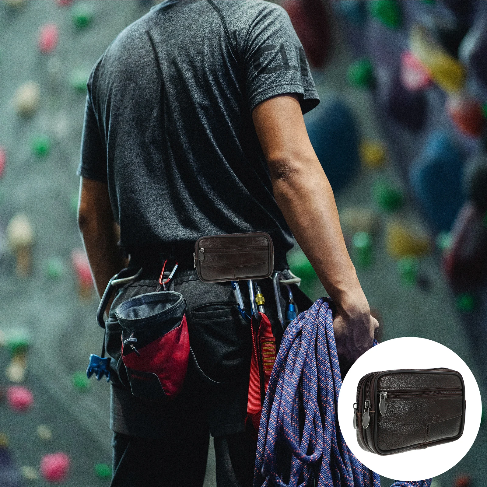Tactical Phone Pouch PU Sports Waist Bag Coffee Canvas Male Casual Cell Phone Belt Storage Travel Fanny Pack
Tactical Phone Pouch PU Sports Waist Bag Coffee Canvas Male Casual Cell Phone Belt Storage Travel Fanny Pack