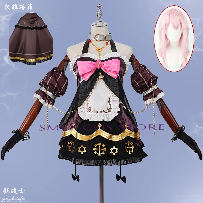 Anime Vtuber Cosplay Ace Taffy Cosplay Costume Woman Lolita Dress Cloak Princess Prop Wig Hallowmas Party Play Outfit Uniform
Anime Vtuber Cosplay Ace Taffy Cosplay Costume Woman Lolita Dress Cloak Princess Prop Wig Hallowmas Party Play Outfit Uniform