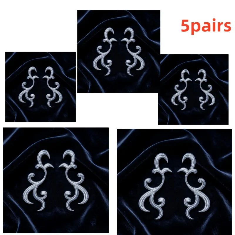 5pairs Floral pattern embroidery appliqués are used for decoration, suitable for various DIY clothing accessories
5pairs Floral pattern embroidery appliqués are used for decoration, suitable for various DIY clothing accessories