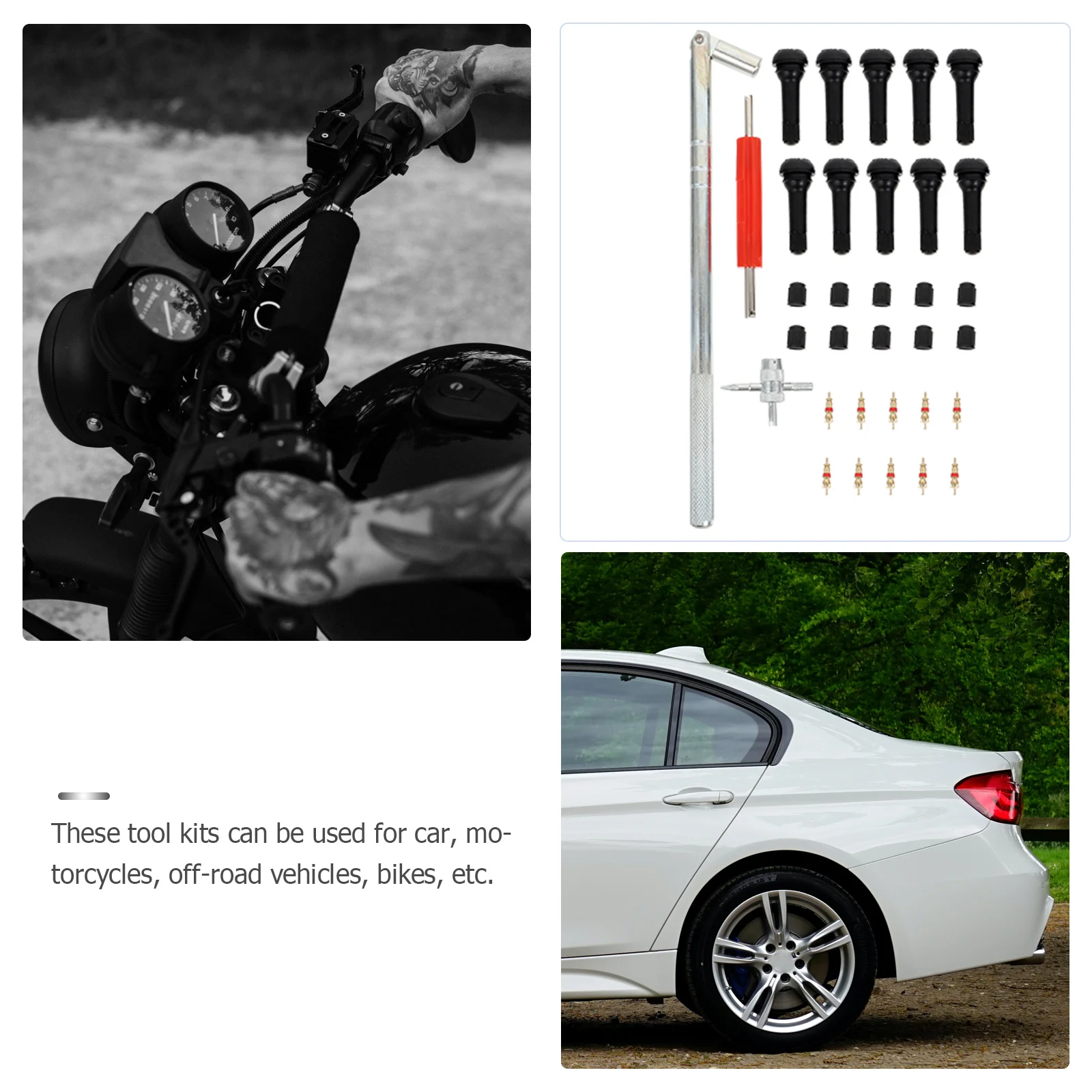 Rubber Tire Valve Core Tool Kit for Motorcycle Bike Repair Durable High Quality Practical Easy Installation
Rubber Tire Valve Core Tool Kit for Motorcycle Bike Repair Durable High Quality Practical Easy Installation