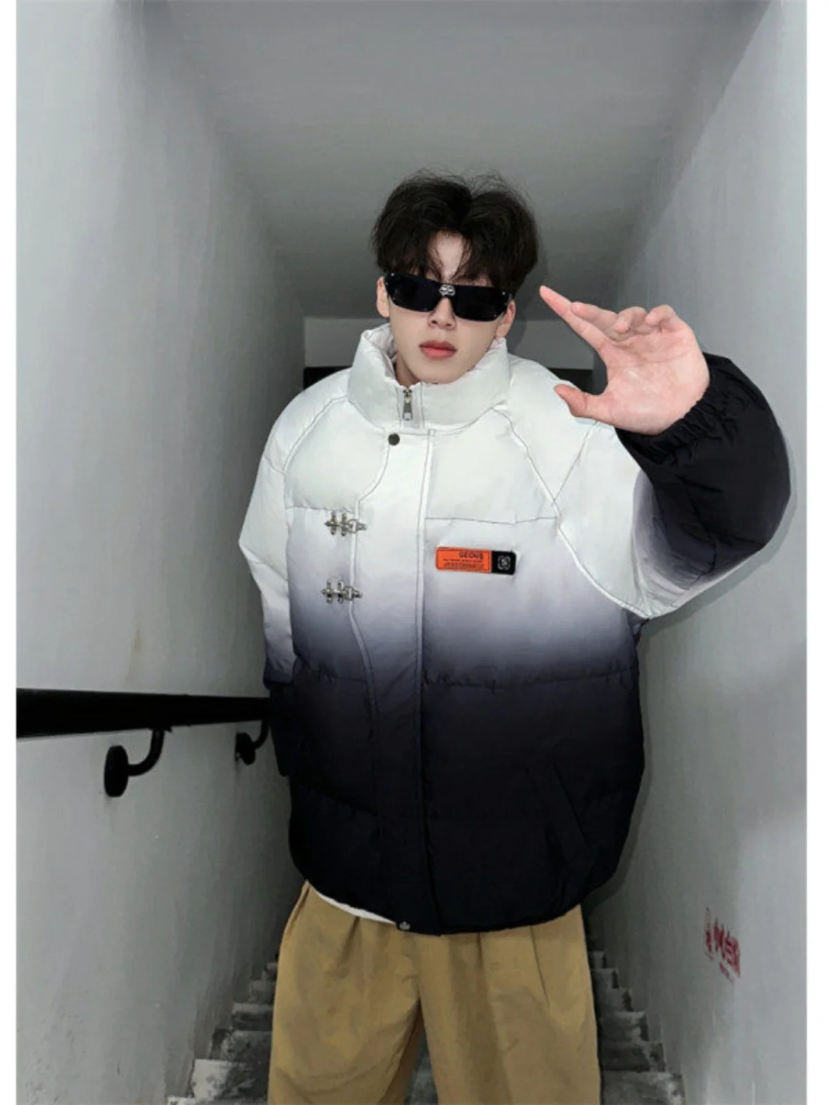 adient Color Design Cotton Jaet Men's Winter Flight Button ort Bread Sle American Faion Flight Jaet Warmth
adient Color Design Cotton Jaet Men's Winter Flight Button ort Bread Sle American Faion Flight Jaet Warmth