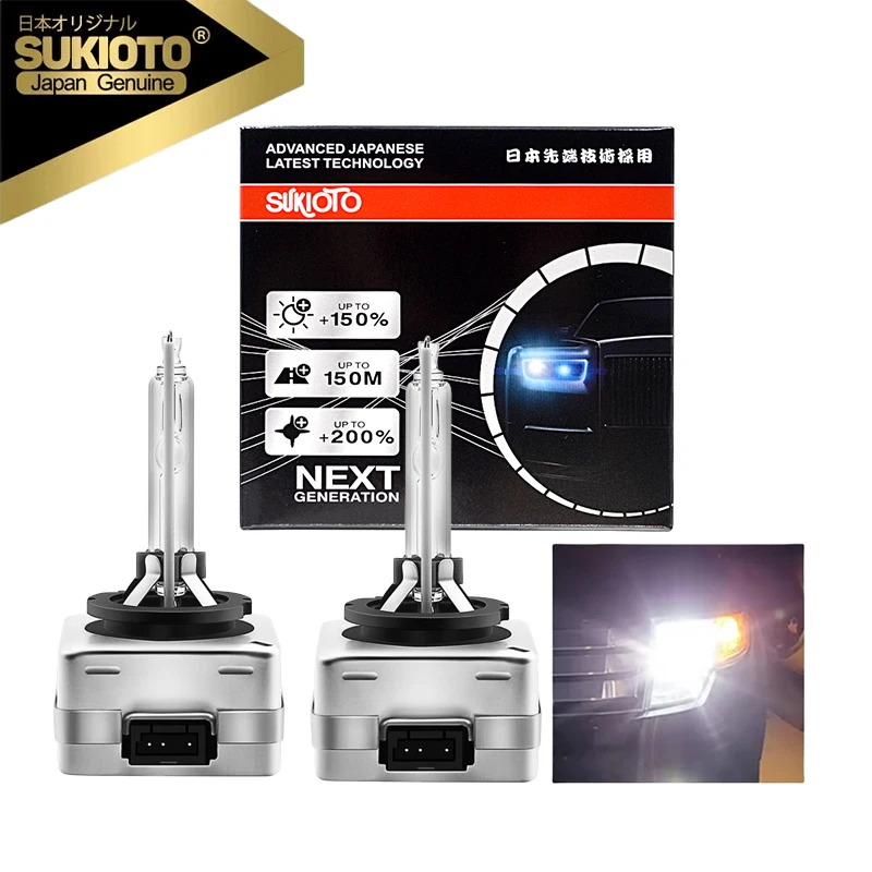 2PCS SUKIOTO D1S HID Headlight Bulb D3S Xenon Headlight Replacement Bulbs 35W Automotive HID Light 55W D1S D1R D3R D3S Car Light
2PCS SUKIOTO D1S HID Headlight Bulb D3S Xenon Headlight Replacement Bulbs 35W Automotive HID Light 55W D1S D1R D3R D3S Car Light