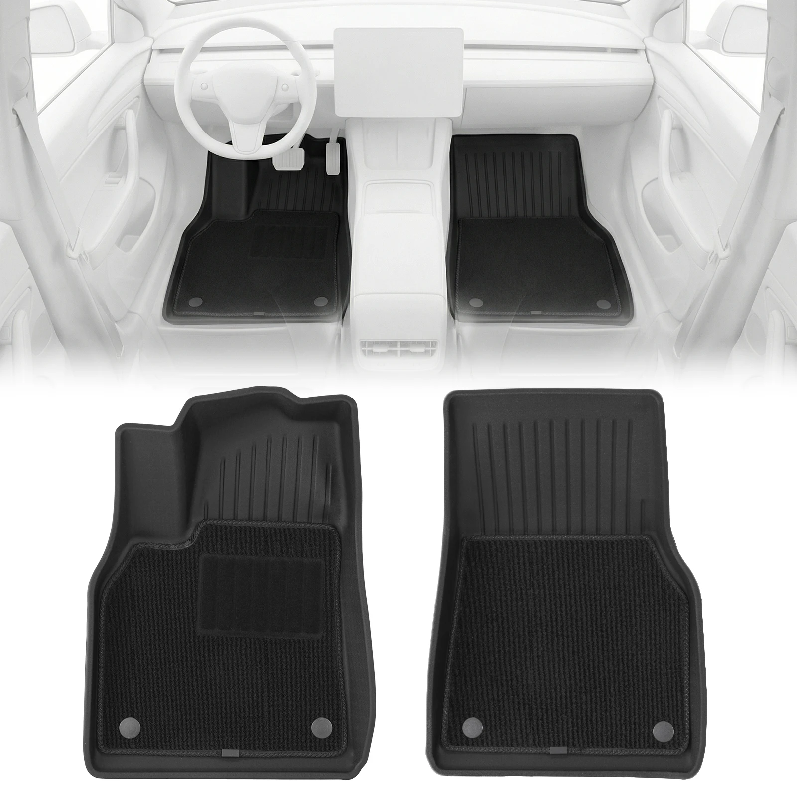 Floor Mats and Cargo Liners TPE Full Set for Tesla Model Y Juniper 2025 2026 5-Seat Automotive Floor Mats for Tesla Accseeories
Floor Mats and Cargo Liners TPE Full Set for Tesla Model Y Juniper 2025 2026 5-Seat Automotive Floor Mats for Tesla Accseeories