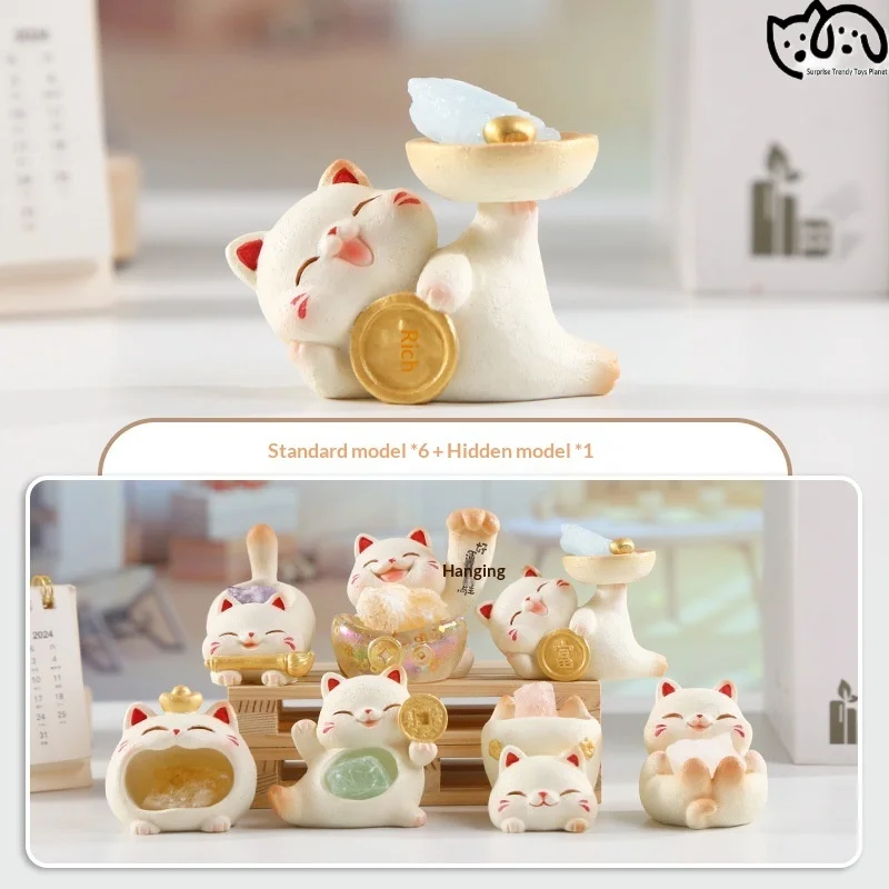 Maneki Neko Lucky Cat Blind Box Resin Crystal Handmade Statue Ornament Desktop Home Decor Collection Surprise Holiday Gift
Maneki Neko Lucky Cat Blind Box Resin Crystal Handmade Statue Ornament Desktop Home Decor Collection Surprise Holiday Gift