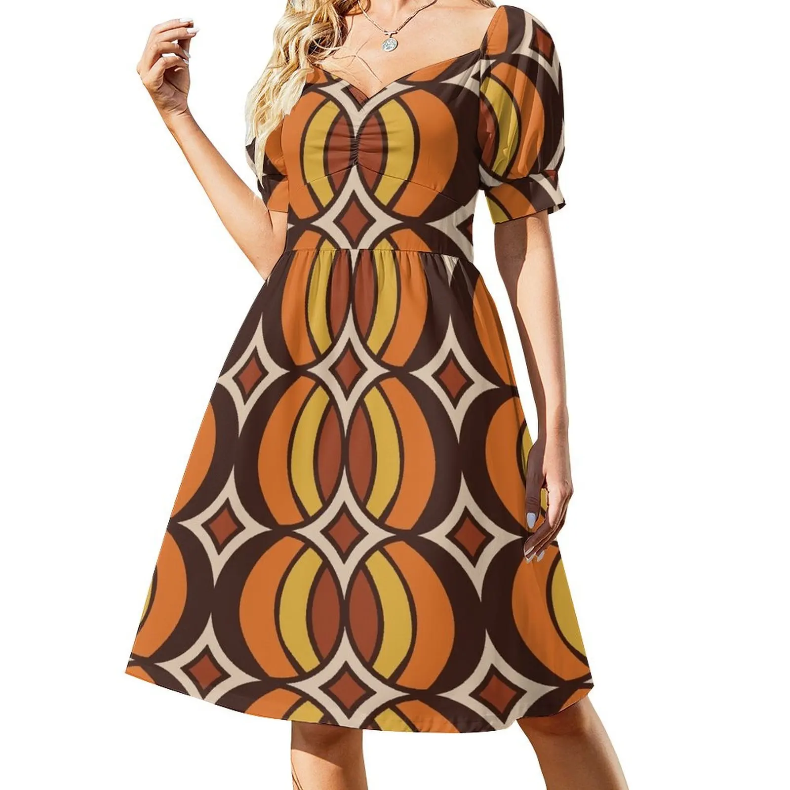 Retro Geometric Globe Pattern 546 Short Sleeved Dress prom dress 2025 elegant dresses for women Woman fashion Dress
Retro Geometric Globe Pattern 546 Short Sleeved Dress prom dress 2025 elegant dresses for women Woman fashion Dress
