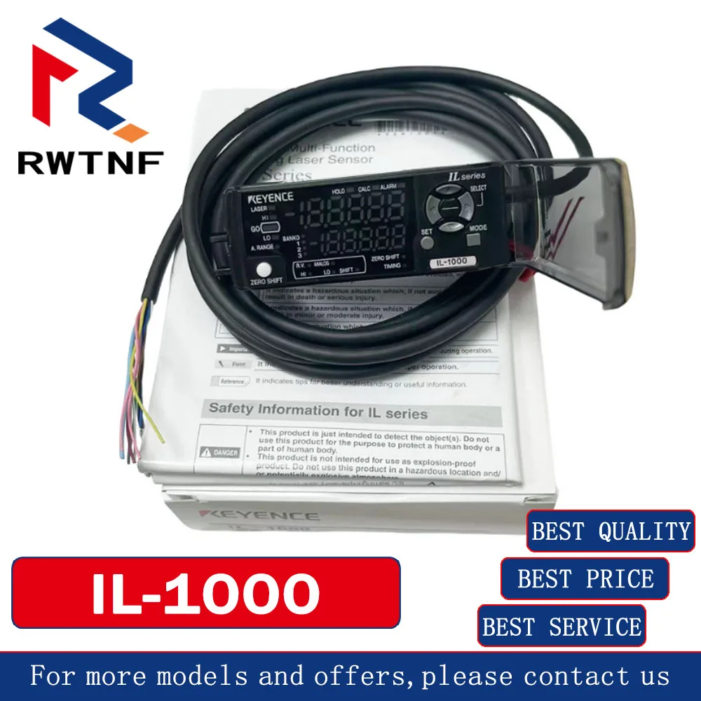 Совершенно новый оригинальный лазерный усилитель датчика смещения IL-1000 CMOS
Совершенно новый оригинальный лазерный усилитель датчика смещения IL-1000 CMOS