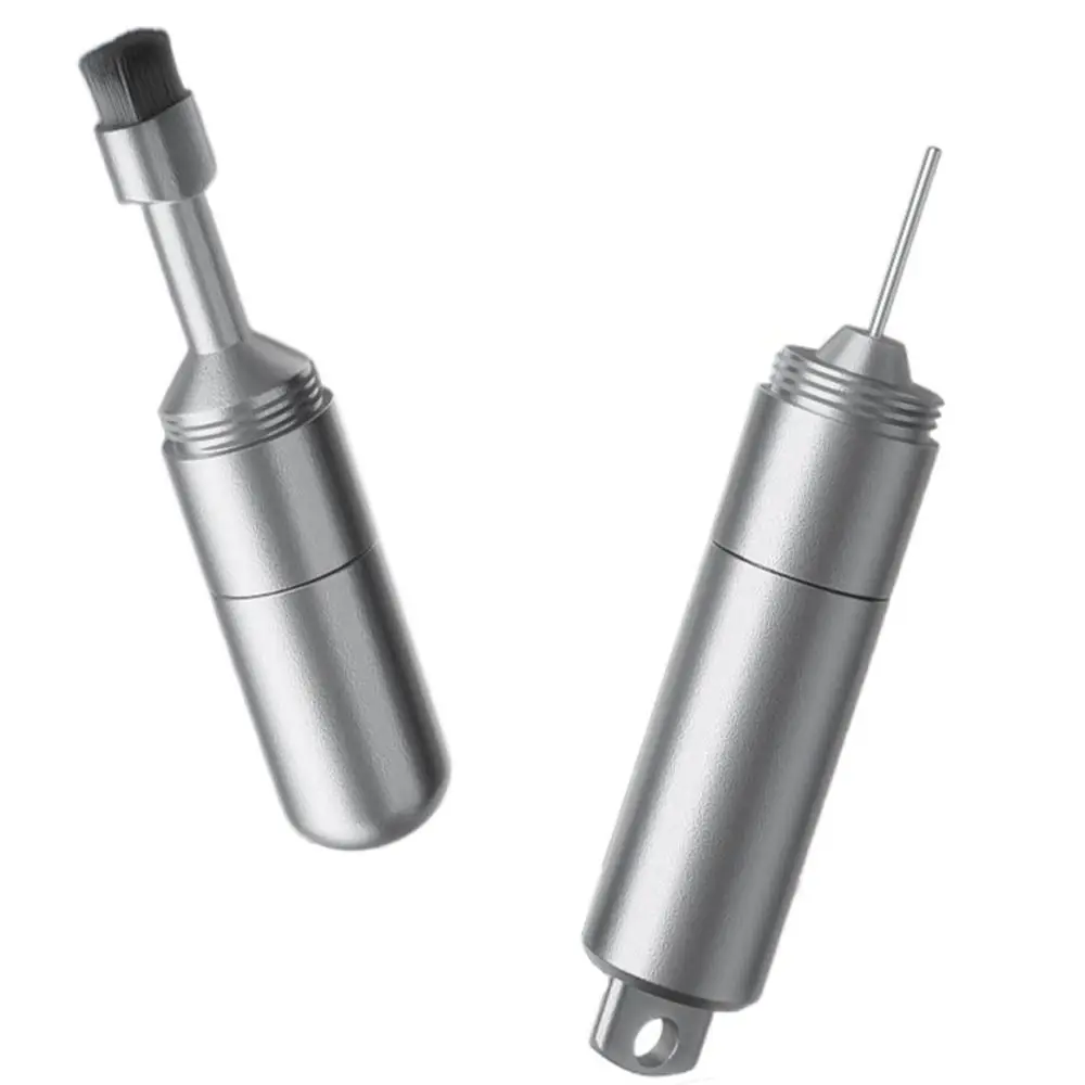 2 in 1 SIM Card Tray Removal Tool Portable Mini Earphone Cleaning Brush Multi-functional Aluminum Alloy Cleaning Pen
2 in 1 SIM Card Tray Removal Tool Portable Mini Earphone Cleaning Brush Multi-functional Aluminum Alloy Cleaning Pen