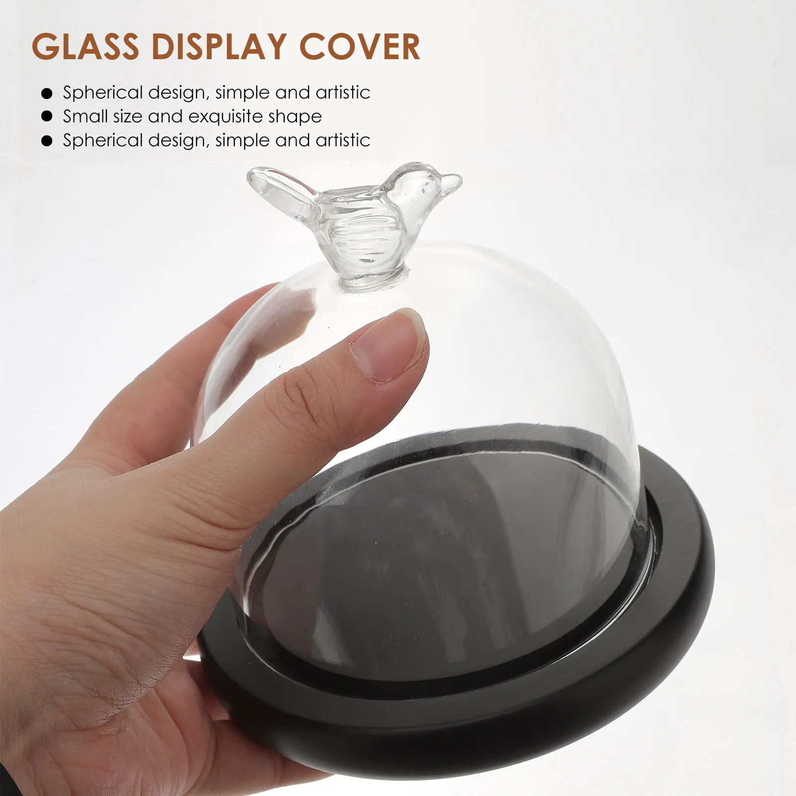 Clear Glass Display Dome for Preserved Flowers Eternal Floral Arrangements Micro Landscape Decorative Cover Home Coffee Shop
Clear Glass Display Dome for Preserved Flowers Eternal Floral Arrangements Micro Landscape Decorative Cover Home Coffee Shop