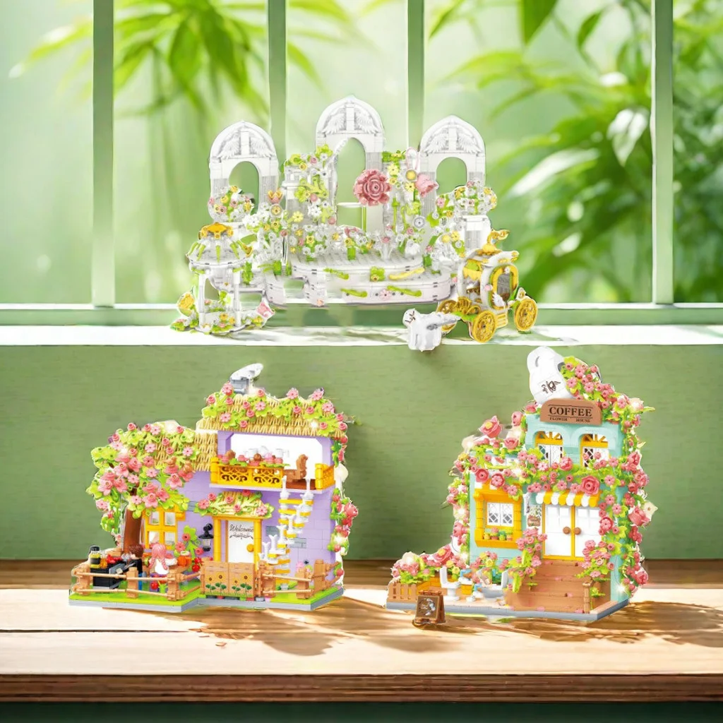 Idea Mini Block Flower House Building Brick Wedding Church Toys City Street View Garden Coffee Shop Groom And Bride Figure
Idea Mini Block Flower House Building Brick Wedding Church Toys City Street View Garden Coffee Shop Groom And Bride Figure