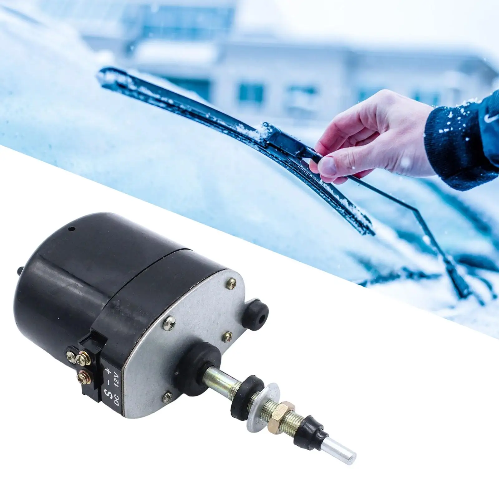 Generic Tractors Windshield Wiper Motor Garage Easy to Install Vehicle Accessories Part Windscreen Wiper Motor 12V Replacement
Generic Tractors Windshield Wiper Motor Garage Easy to Install Vehicle Accessories Part Windscreen Wiper Motor 12V Replacement