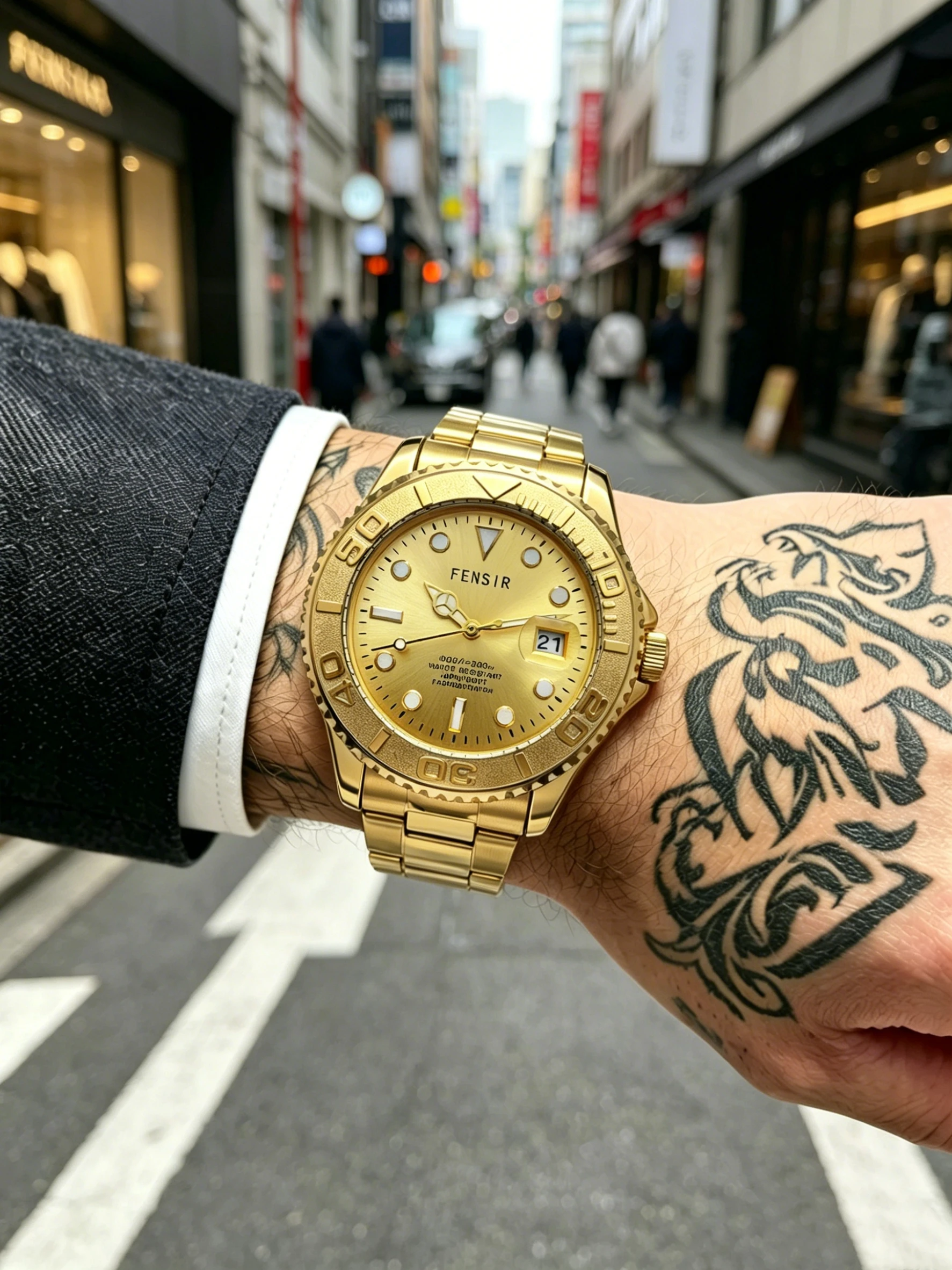 All-Gold Luxury Men's Quartz Watch, Waterproof Calendar Luminous Men's Watch, Steel Band Business Casual Men's Watch, High-End Retro Luxury Men's Gold Watch, Trendy Versatile Cross-Border Hot-Selling Accessory
All-Gold Luxury Men's Quartz Watch, Waterproof Calendar Luminous Men's Watch, Steel Band Business Casual Men's Watch, High-End Retro Luxury Men's Gold Watch, Trendy Versatile Cross-Border Hot-Selling Accessory