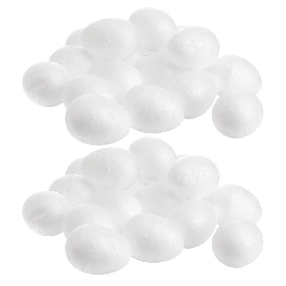 60 Pcs Easter White Embryonated Eggs Crafts Christmas Foam Solid Diy Painting Ornaments Cutouts
60 Pcs Easter White Embryonated Eggs Crafts Christmas Foam Solid Diy Painting Ornaments Cutouts