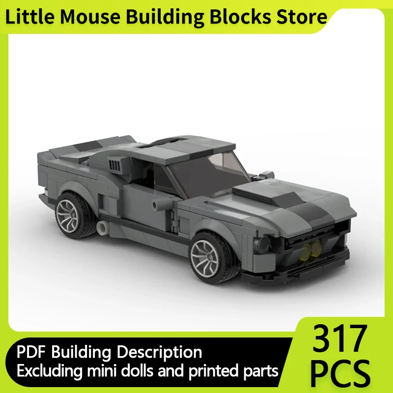 Speed Champion Model MOC Building Bricks GT500 American Muscle Car Modular Technology Gifts Children Toys Suit Holiday Assemble
Speed Champion Model MOC Building Bricks GT500 American Muscle Car Modular Technology Gifts Children Toys Suit Holiday Assemble