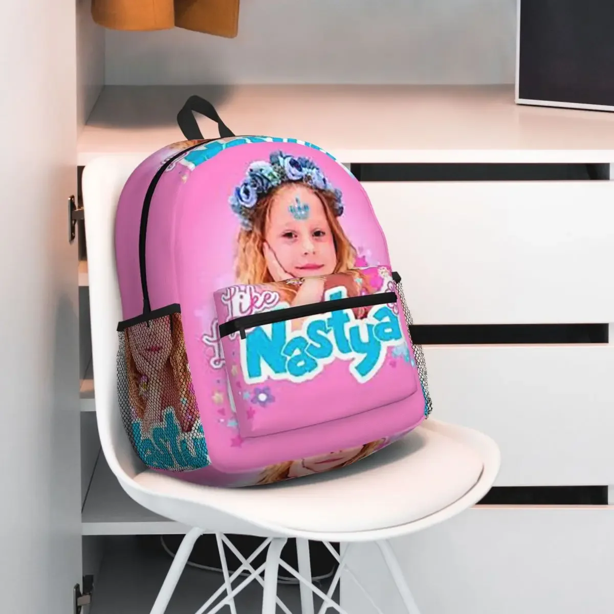 Cartoon Like Nastya Student Backpack School Bag Hiking Travel Daypack for Boys Girls Fashion Bookbag Shoulder Bags
Cartoon Like Nastya Student Backpack School Bag Hiking Travel Daypack for Boys Girls Fashion Bookbag Shoulder Bags