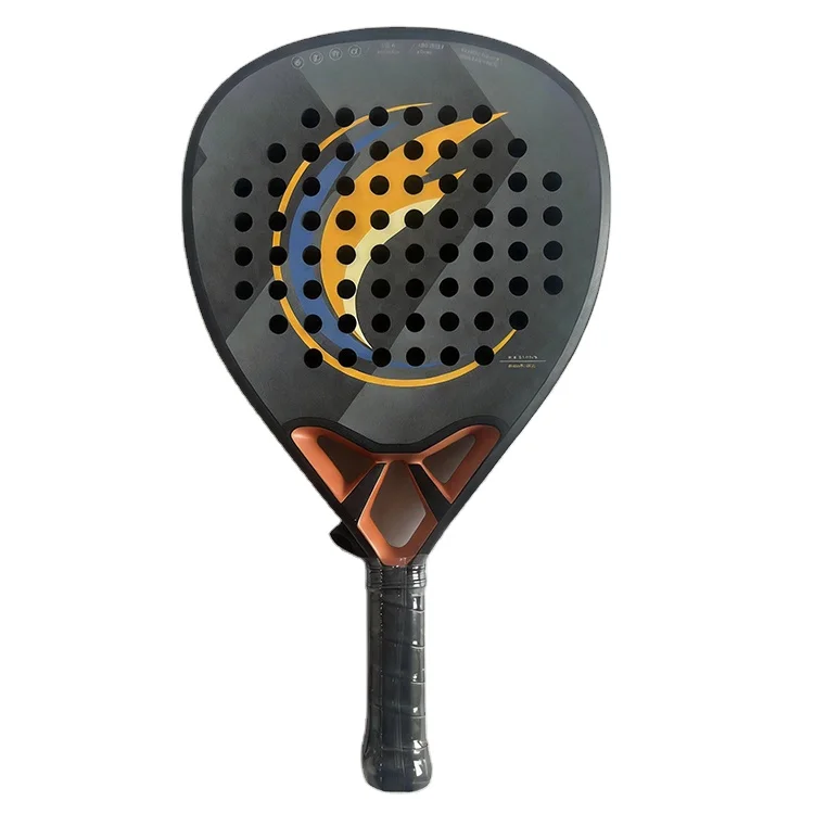 Carbon fiber material 3K OEM padel racket, medium balanced weight rough hitting plane, versatile performance suitable for all pl
Carbon fiber material 3K OEM padel racket, medium balanced weight rough hitting plane, versatile performance suitable for all pl