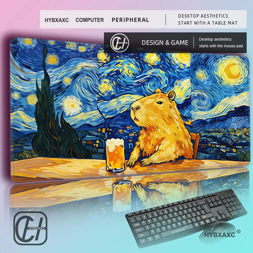 HYBXAXC Cartoon CUTE Capybara Mouse Pad Non-slip Desk Mat PC Laptop Accessories Rubber Office Keyboard Large Gamers Decoracion
HYBXAXC Cartoon CUTE Capybara Mouse Pad Non-slip Desk Mat PC Laptop Accessories Rubber Office Keyboard Large Gamers Decoracion