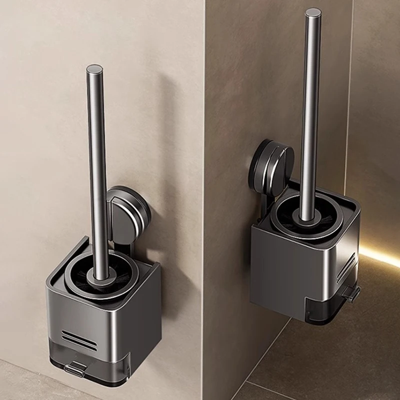 Настенный держатель для туалетной щетки на присоске, бытовой неглубокий угловой стеллаж для хранения в ванной комнате, незаменимый для чистки сидений
Настенный держатель для туалетной щетки на присоске, бытовой неглубокий угловой стеллаж для хранения в ванной комнате, незаменимый для чистки сидений