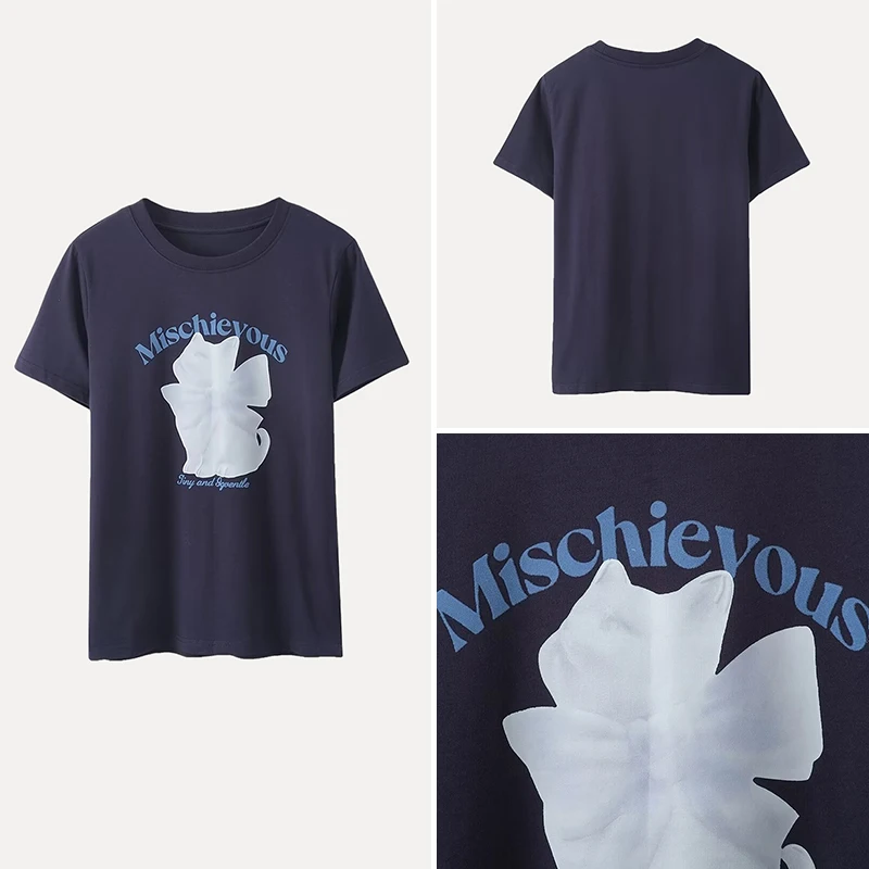 Z Women's Faion Casual round Ne ort Sve T-irt Printed Design Summer 2025 Polyester Fiber 00% Regular Length
Z Women's Faion Casual round Ne ort Sve T-irt Printed Design Summer 2025 Polyester Fiber 00% Regular Length