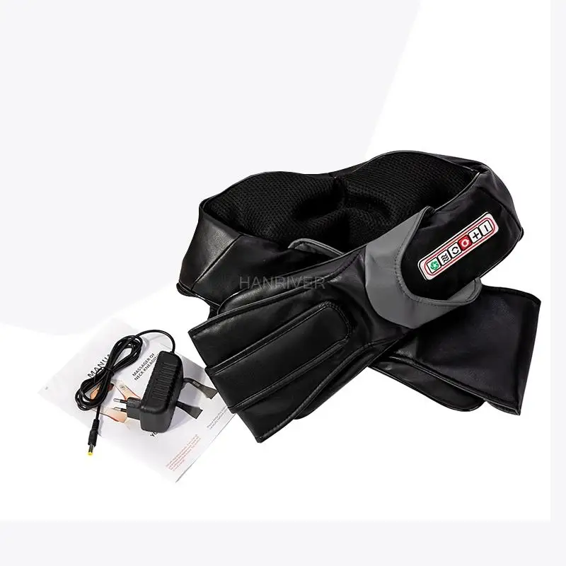 Neck and shoulder massage device with multiple functions for kneading and massaging the neck, shoulders, and lower back 
Neck and shoulder massage device with multiple functions for kneading and massaging the neck, shoulders, and lower back