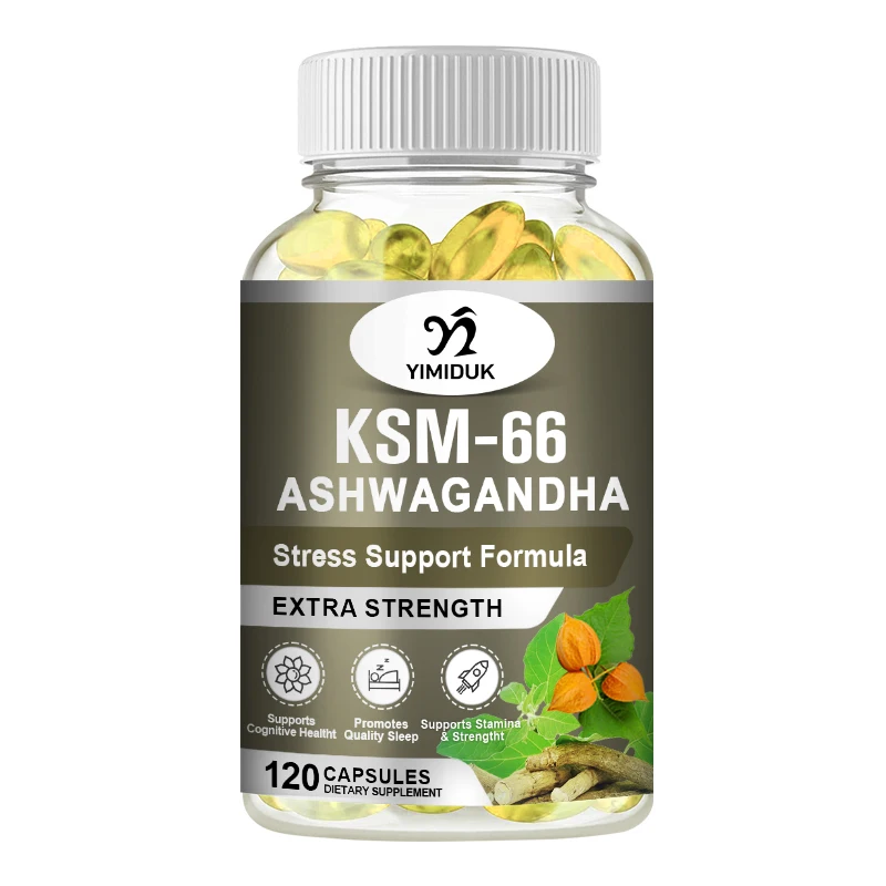 Ashwagandha Capsules KSM 66 Pure Supplement, Focus, Mood Support, Increase Energy, Strength
Ashwagandha Capsules KSM 66 Pure Supplement, Focus, Mood Support, Increase Energy, Strength