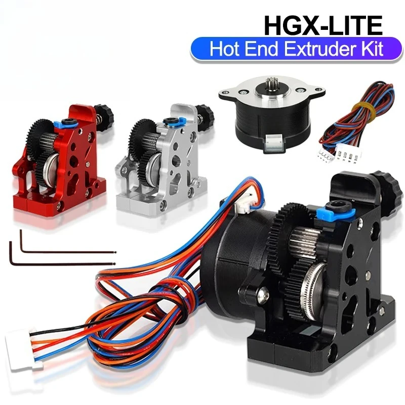 For CR10 CR 10S Ender 3 V2 3D Printer Parts Dual Gear Extruder HGX-LITE-Extruder Hard Steel Reduction Gear With High Speed Motor
For CR10 CR 10S Ender 3 V2 3D Printer Parts Dual Gear Extruder HGX-LITE-Extruder Hard Steel Reduction Gear With High Speed Motor