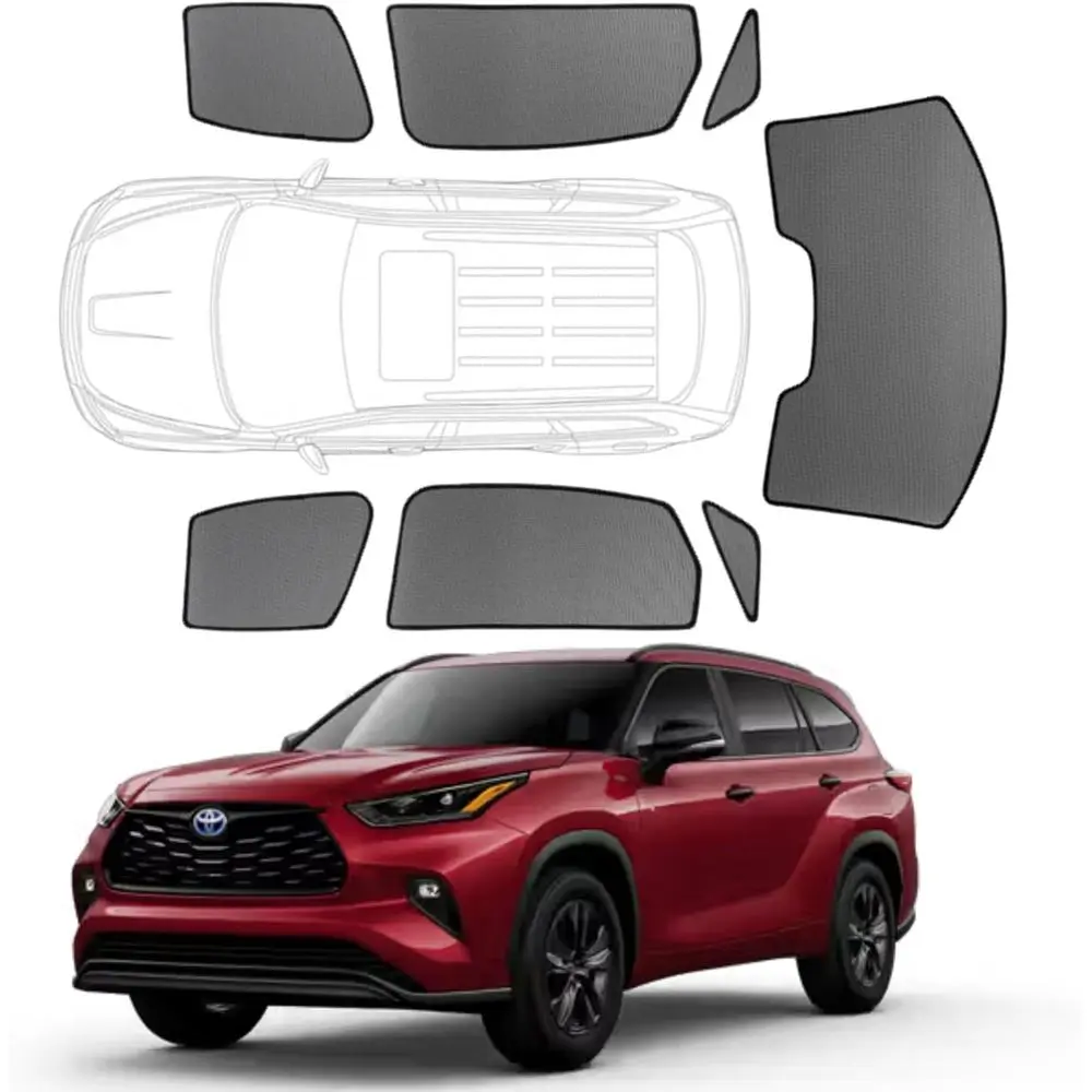 Highlander 2021 2022 2023 2024 2025 2026 7 Pieces Set Custom Fit Magnetic Window Sunshade, Privacy Protection, Temperatur Contro
Highlander 2021 2022 2023 2024 2025 2026 7 Pieces Set Custom Fit Magnetic Window Sunshade, Privacy Protection, Temperatur Contro