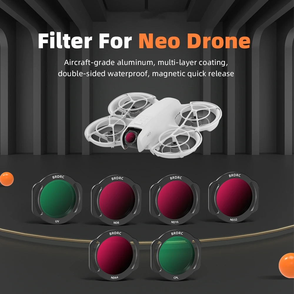 Lens Filter for DJI Neo ND Filter Set CPL UV ND8 ND16 ND32 Drone Filters Kit Camera Filter Accessory
Lens Filter for DJI Neo ND Filter Set CPL UV ND8 ND16 ND32 Drone Filters Kit Camera Filter Accessory