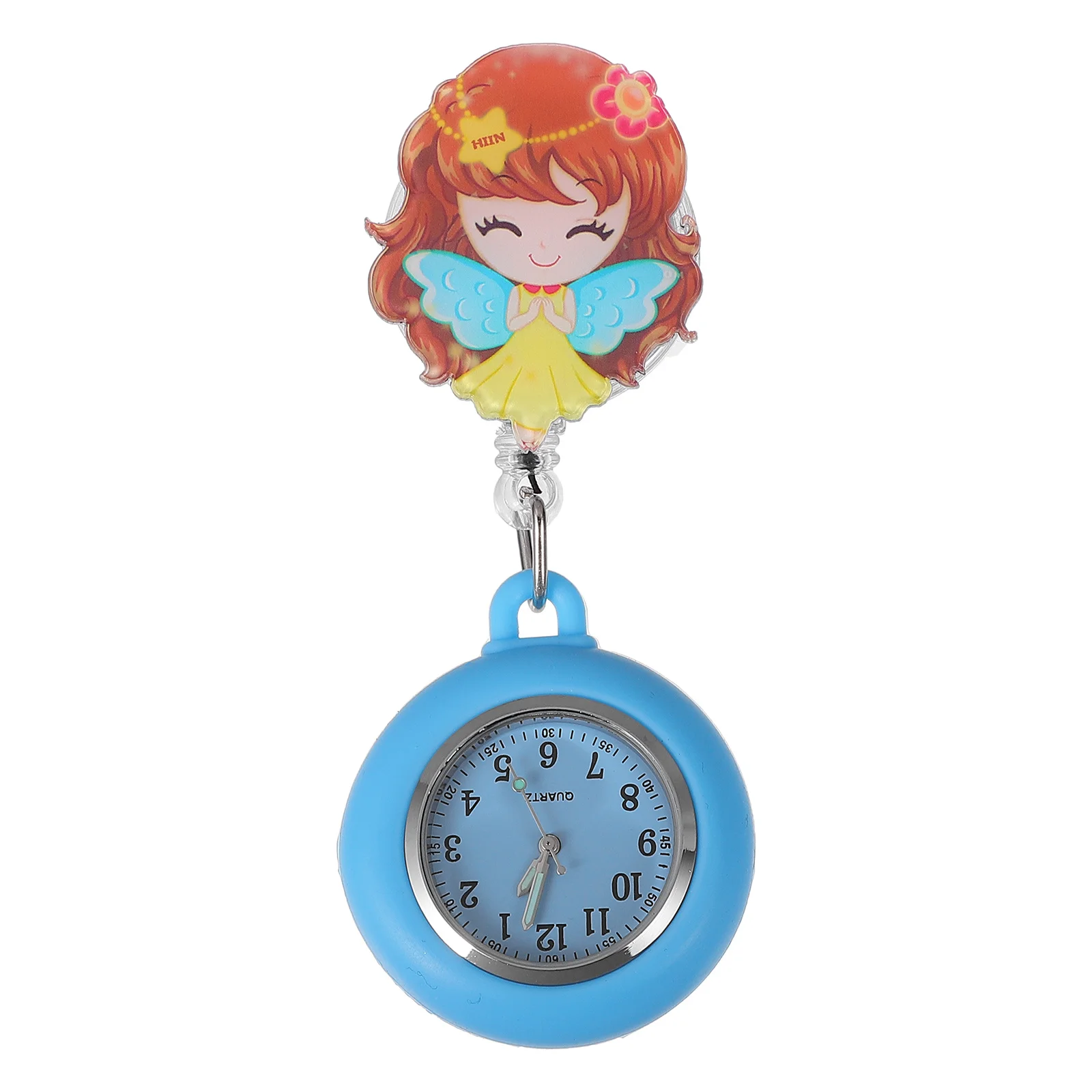 1Pcs Retractable Clip-on Nurse Watch Hanging Pocket Watch Flower Fairy Theme Durable Nursing Accessory Nurse Watches for Women
1Pcs Retractable Clip-on Nurse Watch Hanging Pocket Watch Flower Fairy Theme Durable Nursing Accessory Nurse Watches for Women