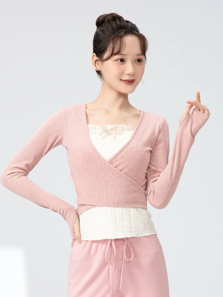 Elegant Solid Color Knitted V-Neck Long Sleeve Dance Top – Slim Fit Ballet Rehearsal Shirt for Stage & Training
Elegant Solid Color Knitted V-Neck Long Sleeve Dance Top – Slim Fit Ballet Rehearsal Shirt for Stage & Training