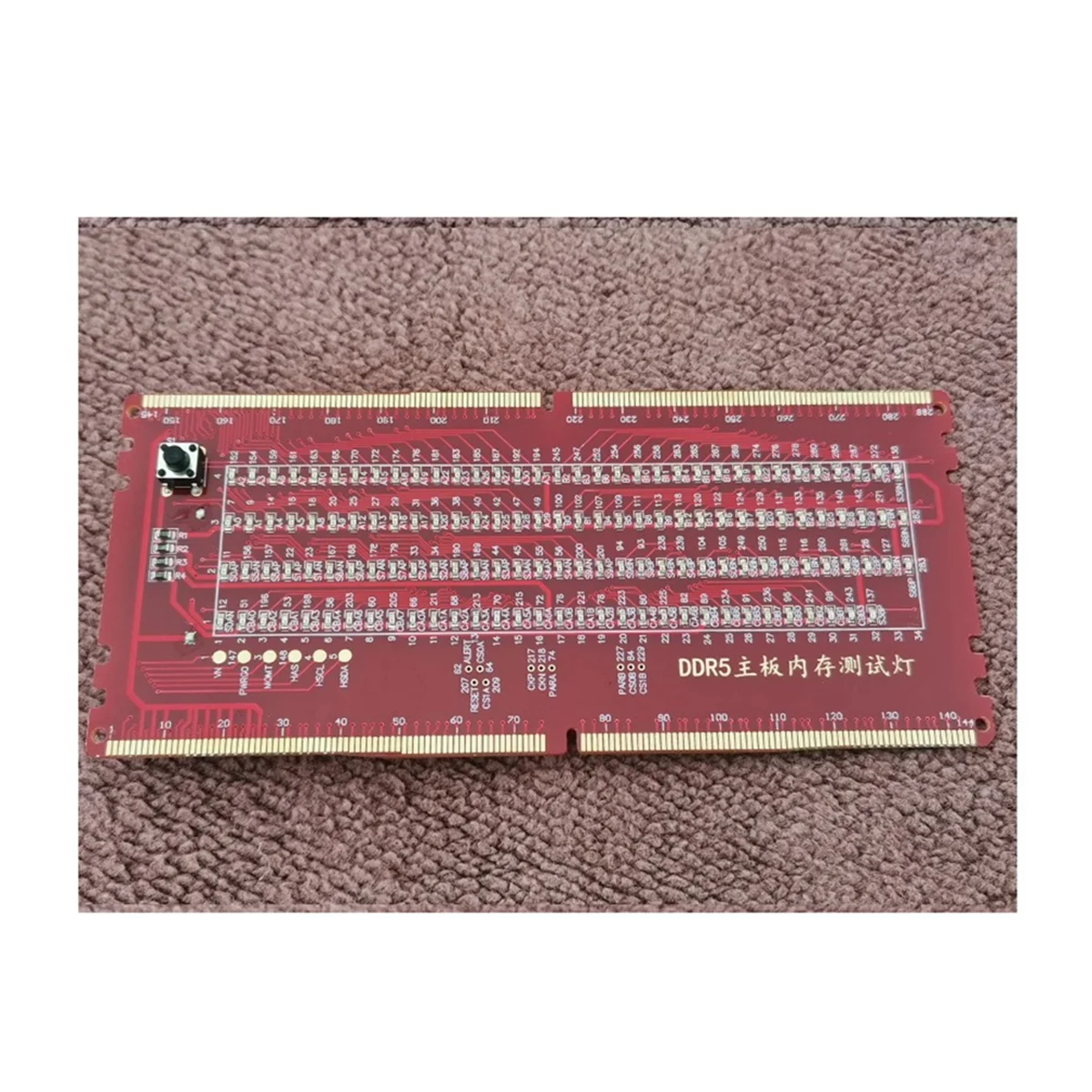 Тестер слота памяти DDR5 Широкая совместимость Тестер памяти DDR5 для ремонта компьютера памяти CX
Тестер слота памяти DDR5 Широкая совместимость Тестер памяти DDR5 для ремонта компьютера памяти CX