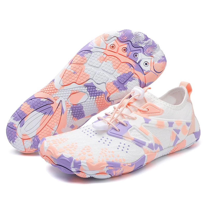 Women's Five toe Quick Dry Water Shoes Non Slip Barefoot Aqua Shoes for Beach Swimming Yoga Pool Walking River Trekking
Women's Five toe Quick Dry Water Shoes Non Slip Barefoot Aqua Shoes for Beach Swimming Yoga Pool Walking River Trekking