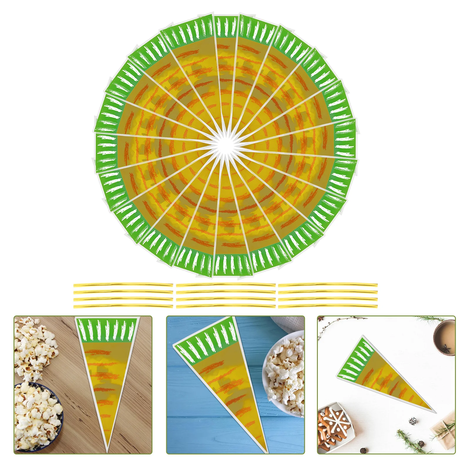 100 Pcs Carrot Packaging Bag Popcorn Bags Gift Cello Cone Plastic Candy Packing Wrapping Paper Bouquet Shaped Pouches
100 Pcs Carrot Packaging Bag Popcorn Bags Gift Cello Cone Plastic Candy Packing Wrapping Paper Bouquet Shaped Pouches