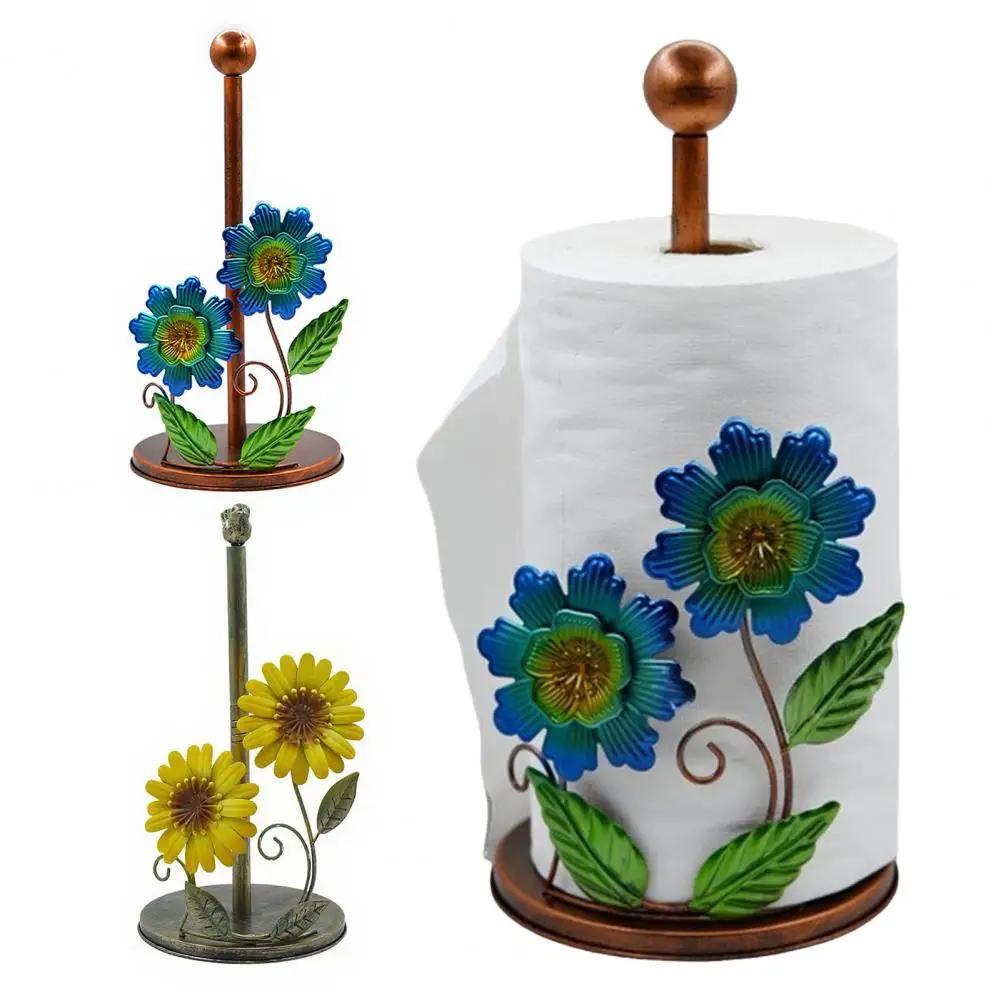 Vertical No-Drill Paper Towel Stand with Weighted Base Kitchen Paper Towel Rack Sunflower Design Paper Dispenser Home Decor
Vertical No-Drill Paper Towel Stand with Weighted Base Kitchen Paper Towel Rack Sunflower Design Paper Dispenser Home Decor