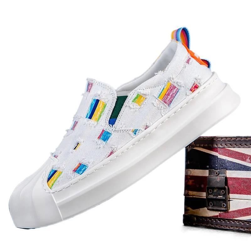 New Men's Shoes 2027 British Style Shell Toe Breathable Cloth Shoes Men's Low-top Casual Canvas Shoes
New Men's Shoes 2027 British Style Shell Toe Breathable Cloth Shoes Men's Low-top Casual Canvas Shoes