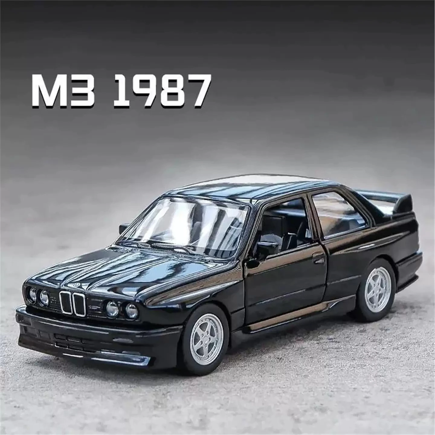 1:36 M3 1987 Toy Car Models Alloy Diecast Doors Opened Pull Back Retro Vehicle Models for Gifts Collection
1:36 M3 1987 Toy Car Models Alloy Diecast Doors Opened Pull Back Retro Vehicle Models for Gifts Collection