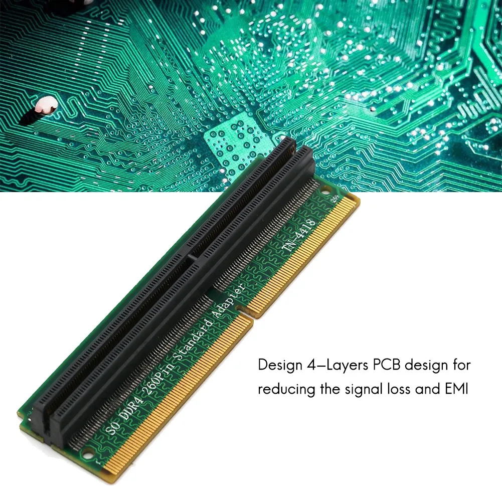 SO-DIMM 260Pin (1.2V) DDR4 Positive Memory Test Protection Adapter for SO DDR4 Memory Protection Card
SO-DIMM 260Pin (1.2V) DDR4 Positive Memory Test Protection Adapter for SO DDR4 Memory Protection Card
