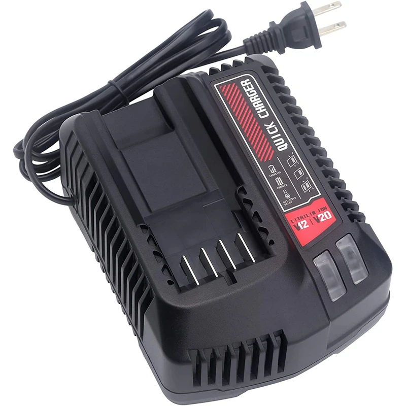 CMCB104 Battery Charger For Craftsman V12/V20 Lithium Battery CMCB204 CMCB202 CMCB201 CMCB209 CMCB205 CMCB102 ,US Plug
CMCB104 Battery Charger For Craftsman V12/V20 Lithium Battery CMCB204 CMCB202 CMCB201 CMCB209 CMCB205 CMCB102 ,US Plug