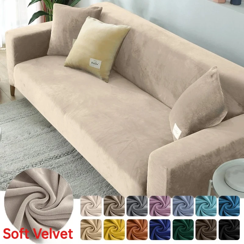 1/2/3/4 Seater Soft Velvet Fabric Sofa Covers for Living Room Solid Plush Stretch Non-Slip L-Shaped Corner Slipcover Full-Cover
1/2/3/4 Seater Soft Velvet Fabric Sofa Covers for Living Room Solid Plush Stretch Non-Slip L-Shaped Corner Slipcover Full-Cover