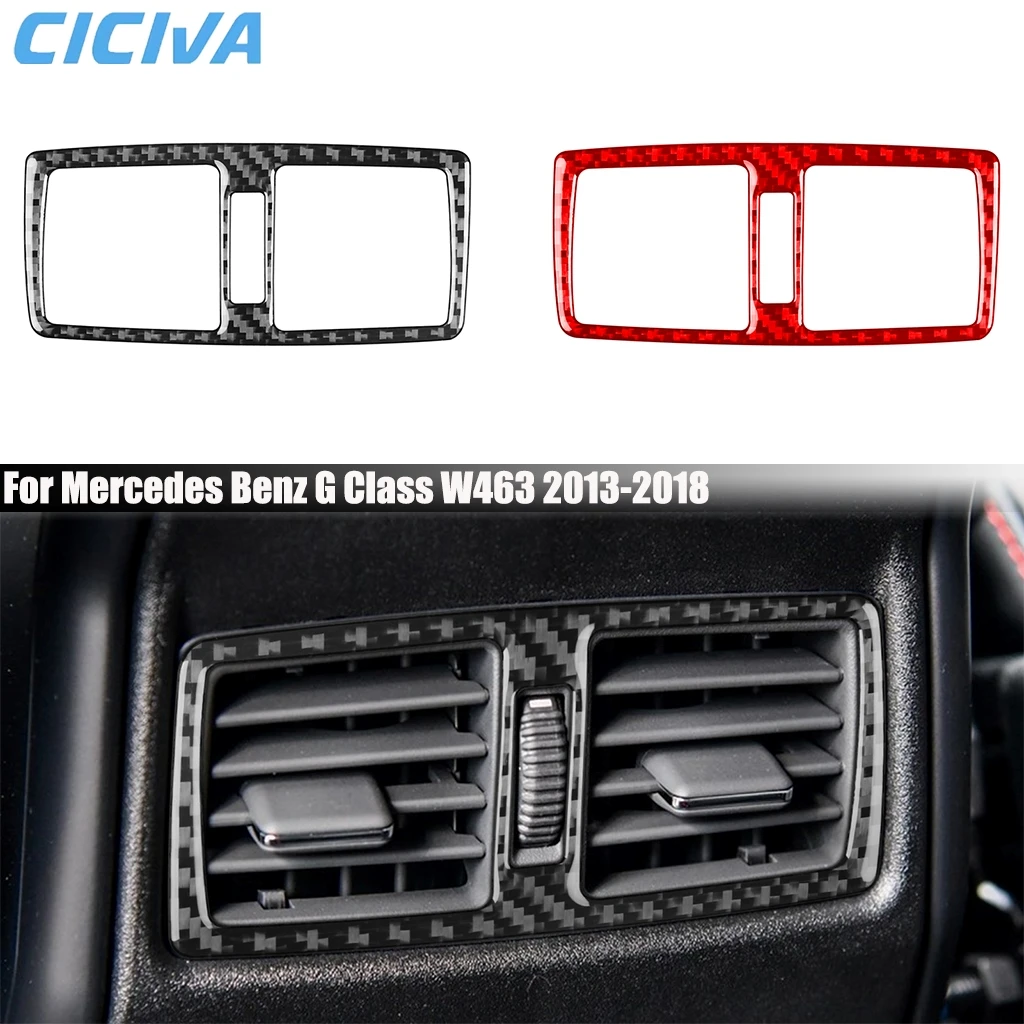 Carbon Fiber Car Accessories Rear Center Air Vent Outlet Cover Sticker Interior Trim For Mercedes Benz G Class W463 2013-2018
Carbon Fiber Car Accessories Rear Center Air Vent Outlet Cover Sticker Interior Trim For Mercedes Benz G Class W463 2013-2018