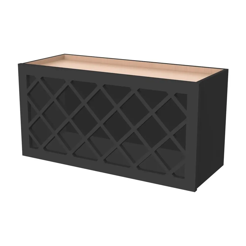 Style Wine Cabinet with Lattice Door Panel RTA Solid Wood Enclosed Wall Mount Bottle Storage Organizer for Home Bar, Kitchen, P
Style Wine Cabinet with Lattice Door Panel RTA Solid Wood Enclosed Wall Mount Bottle Storage Organizer for Home Bar, Kitchen, P