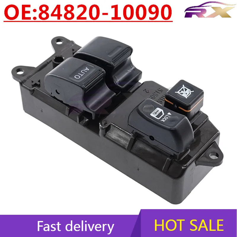 OEM:84820-10090 Power Window Master Control Switch For Toyota Yaris
OEM:84820-10090 Power Window Master Control Switch For Toyota Yaris