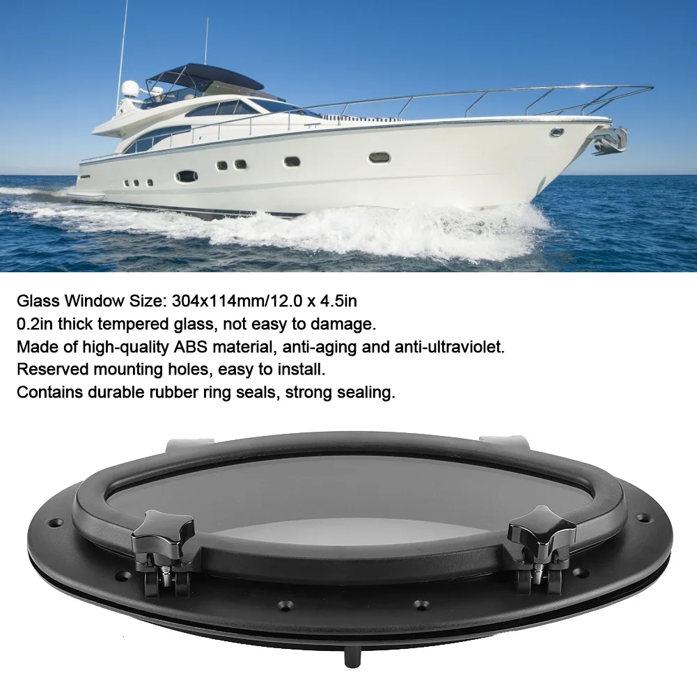 Tempered Glass Porthole Marine Porthole Oval Portlight Stalinite Port Hole Opening Window for RV Boat Yacht RV Port Hole
Tempered Glass Porthole Marine Porthole Oval Portlight Stalinite Port Hole Opening Window for RV Boat Yacht RV Port Hole