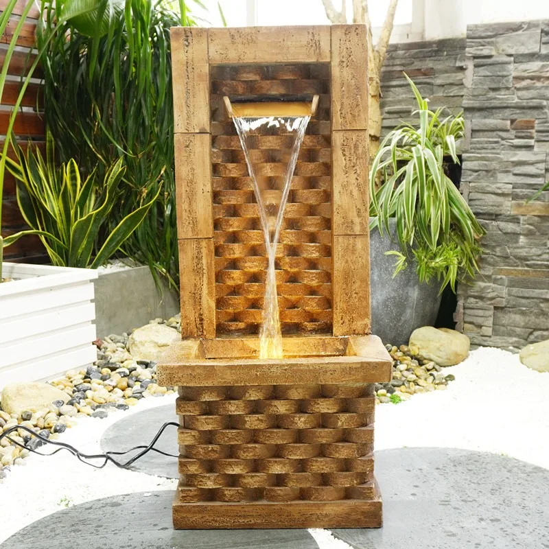Resin Flowing Water Fountain Ornament Outdoor Landscape Decoration for B&B Hotel Garden Courtyard Home Patio Decor
Resin Flowing Water Fountain Ornament Outdoor Landscape Decoration for B&B Hotel Garden Courtyard Home Patio Decor