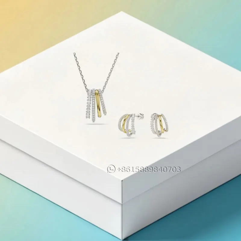 2026 Original Jewelry Set Fashion Multi-layer Earrings Stainless Steel Geometric Necklace Earrings Rings for Women Wedding Gifts
2026 Original Jewelry Set Fashion Multi-layer Earrings Stainless Steel Geometric Necklace Earrings Rings for Women Wedding Gifts
