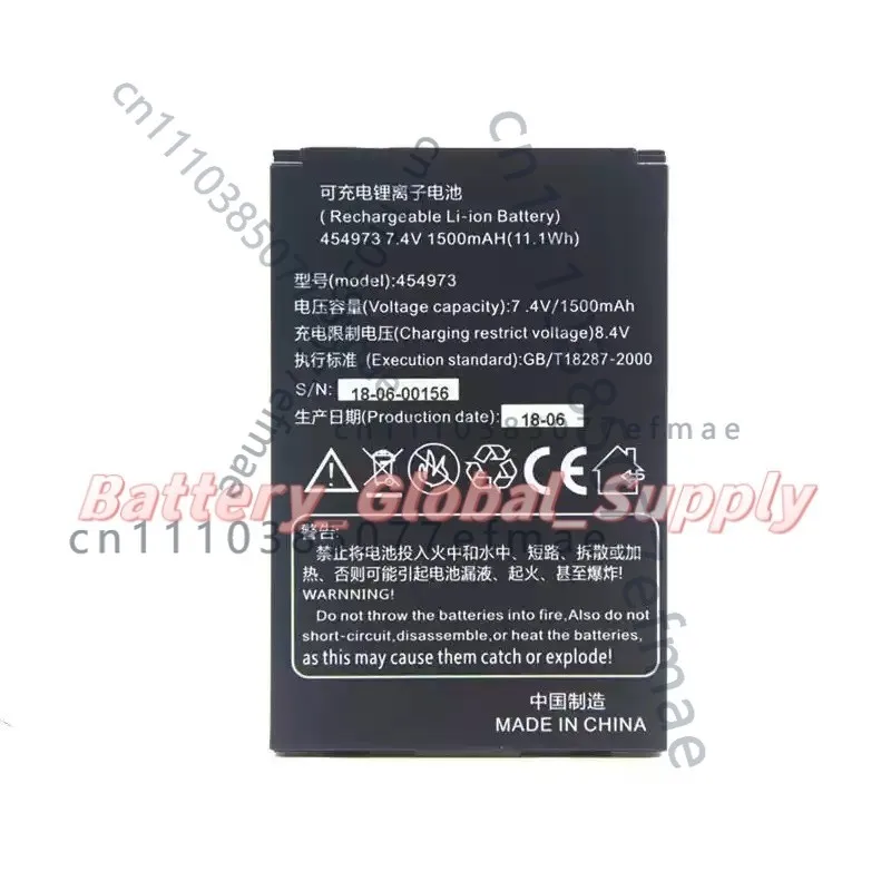 Аккумулятор для принтера LK-T9 454973 7.4V 1500MAH 11.1WH Быстрая доставка Надежный 1 шт.
Аккумулятор для принтера LK-T9 454973 7.4V 1500MAH 11.1WH Быстрая доставка Надежный 1 шт.