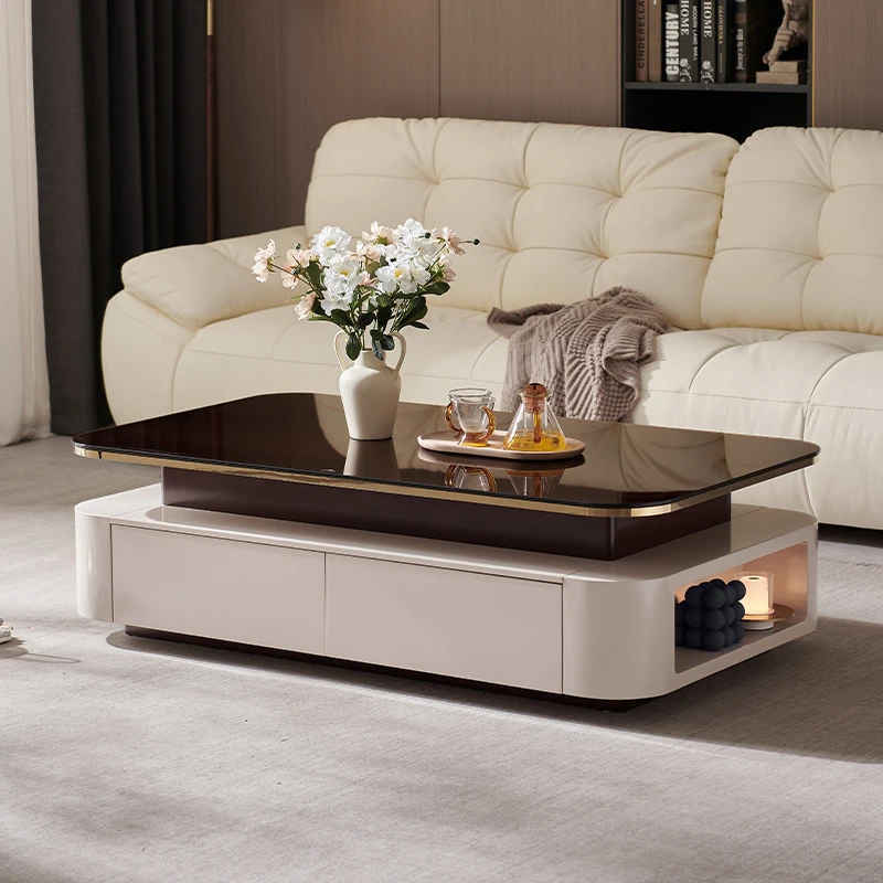 Living Room Modern Coffee Table Nordic Wood Luxury Simple Storage Coffee Table Drawers Aesthetic Mesa Auxiliar Home Furniture
Living Room Modern Coffee Table Nordic Wood Luxury Simple Storage Coffee Table Drawers Aesthetic Mesa Auxiliar Home Furniture